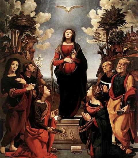 Piero di Cosimo Immaculate Conception with Saints